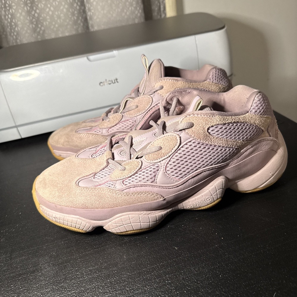 adidas Yeezy 500 Men's Soft Vision Mesh/Suede Low Top Lace-Up Shoe Size 11